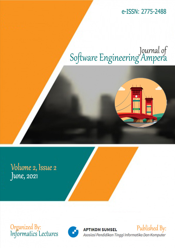 					View Vol. 2 No. 2 (2021): Journal of Software Engineering Ampera
				